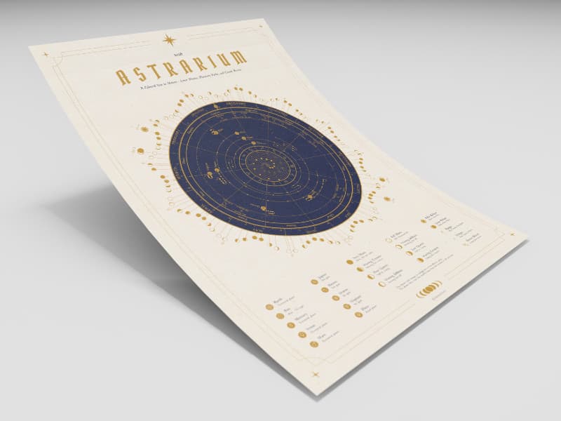 2026 Astronomy Calendar Poster