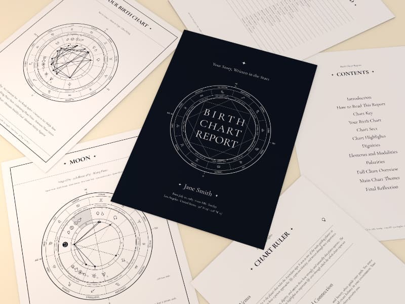 Birth Chart Report PDF