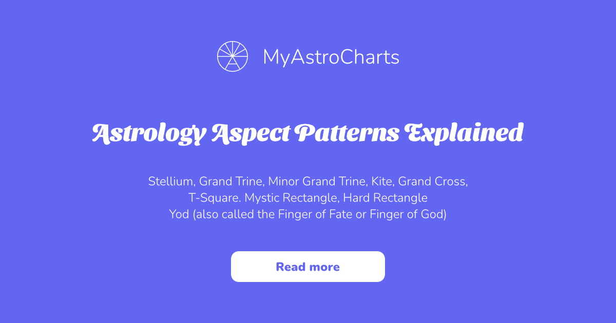Astrology Aspect Patterns | Birth Chart Pattern Meanings